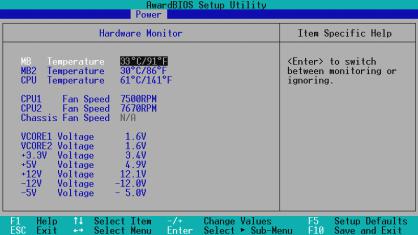  Hardware Monitor  SETUP CUR-DLS,   BIOS
